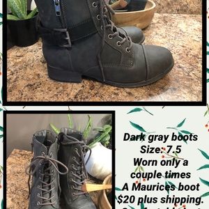 Gray maurices boot